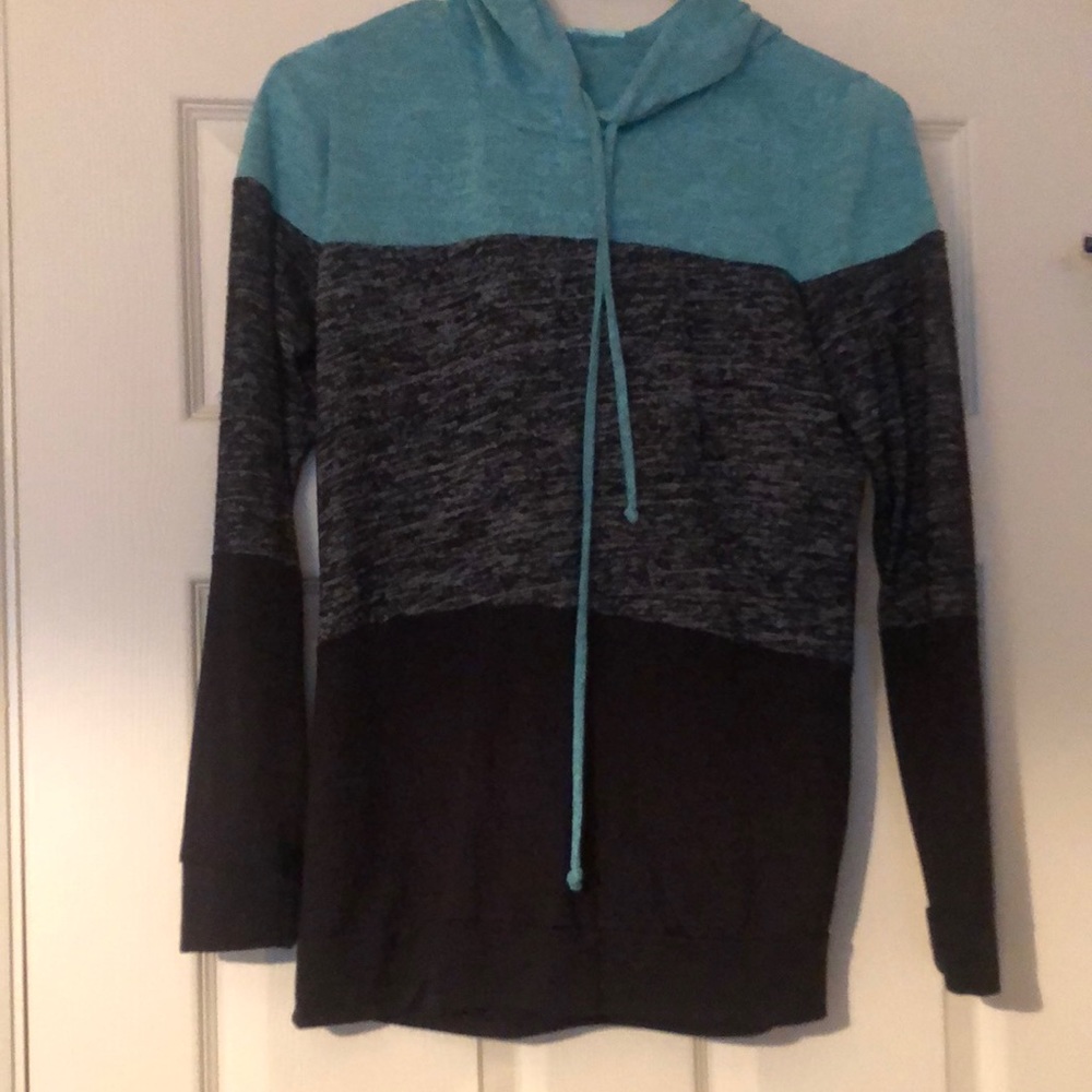 Color block hoodie
